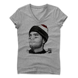 Womens Women's V-Neck Athletic Gray