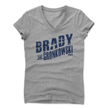 Womens Women's V-Neck Athletic Gray