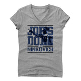 Womens Women's V-Neck Athletic Gray