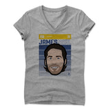 Womens Women's V-Neck Athletic Gray