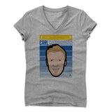 Womens Women's V-Neck Athletic Gray