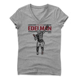 Womens Women's V-Neck Athletic Gray