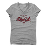 Womens Women's V-Neck Athletic Gray