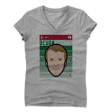 Womens Women's V-Neck Athletic Gray