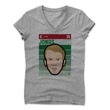 Womens Women's V-Neck Athletic Gray