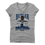 Womens Women's V-Neck Athletic Gray