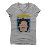 Womens Women's V-Neck Athletic Gray