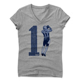 Womens Women's V-Neck Athletic Gray