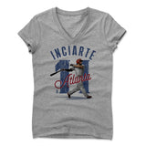 Womens Women's V-Neck Athletic Gray