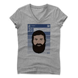 Womens Women's V-Neck Athletic Gray