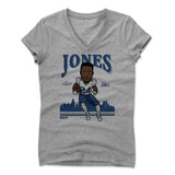 Womens Women's V-Neck Athletic Gray