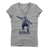 Womens Women's V-Neck Athletic Gray
