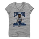 Womens Women's V-Neck Athletic Gray