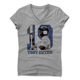Womens Women's V-Neck Athletic Gray