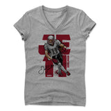 Womens Women's V-Neck Athletic Gray