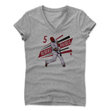 Womens Women's V-Neck Athletic Gray