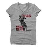 Womens Women's V-Neck Athletic Gray