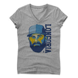 Womens Women's V-Neck Athletic Gray