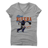 Womens Women's V-Neck Athletic Gray