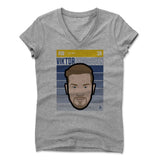 Womens Women's V-Neck Athletic Gray