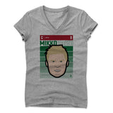 Womens Women's V-Neck Athletic Gray