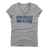 Womens Women's V-Neck Athletic Gray
