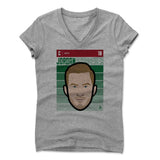Womens Women's V-Neck Athletic Gray