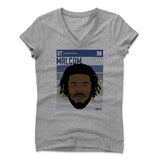 Womens Women's V-Neck Athletic Gray