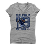 Womens Women's V-Neck Athletic Gray