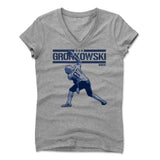 Womens Women's V-Neck Athletic Gray