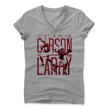 Womens Women's V-Neck Athletic Gray