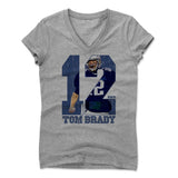 Womens Women's V-Neck Athletic Gray