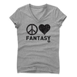 Womens Women's V-Neck Athletic Gray