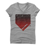 Womens Women's V-Neck Athletic Gray
