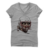 Womens Women's V-Neck Athletic Gray