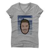 Womens Women's V-Neck Athletic Gray