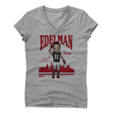 Womens Women's V-Neck Athletic Gray