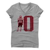 Womens Women's V-Neck Athletic Gray