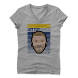 Womens Women's V-Neck Athletic Gray