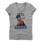 Womens Women's V-Neck Athletic Gray