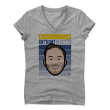 Womens Women's V-Neck Athletic Gray