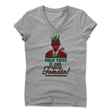 Womens Women's V-Neck Athletic Gray