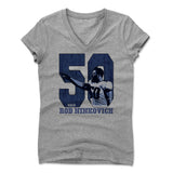 Womens Women's V-Neck Athletic Gray