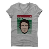 Womens Women's V-Neck Athletic Gray