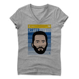 Womens Women's V-Neck Athletic Gray