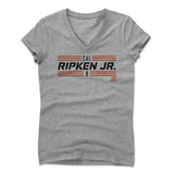 Womens Women's V-Neck Athletic Gray