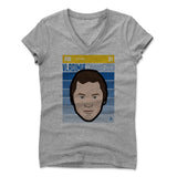 Womens Women's V-Neck Athletic Gray