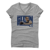 Womens Women's V-Neck Athletic Gray