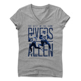 Womens Women's V-Neck Athletic Gray