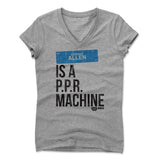 Womens Women's V-Neck Athletic Gray